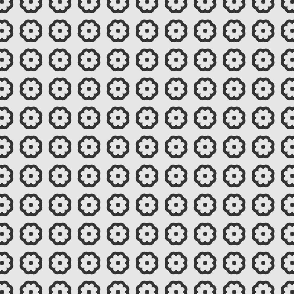 vector decorating geometric flower shapes and pattern design background
