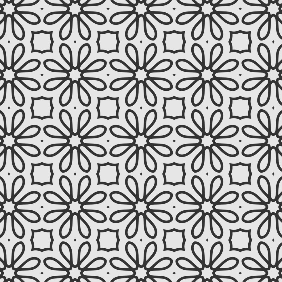 vector decorating geometric flower shapes and pattern design background