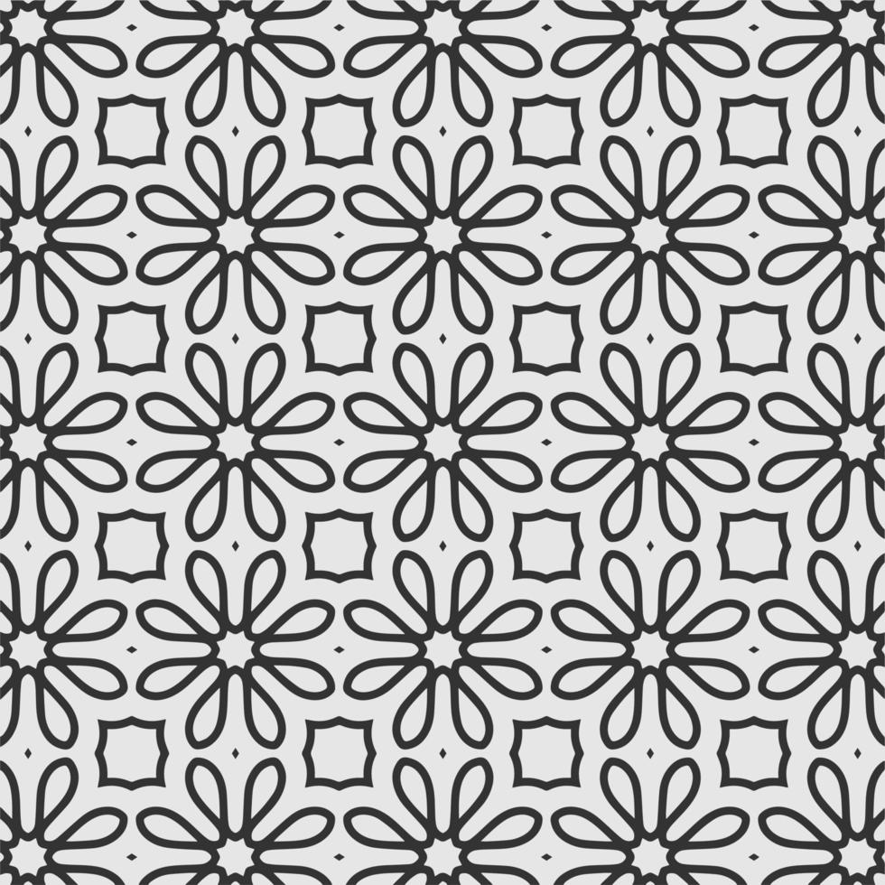 vector decorating geometric flower shapes and pattern design background