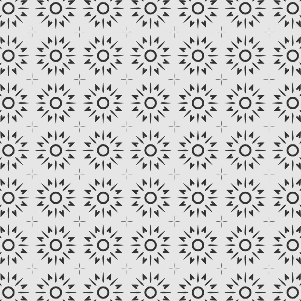 vector decorating geometric flower shapes and pattern design background