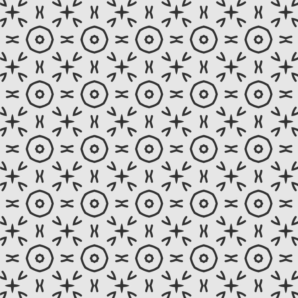 vector decorating geometric flower shapes and pattern design background
