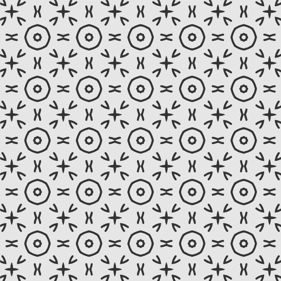 vector decorating geometric flower shapes and pattern design background