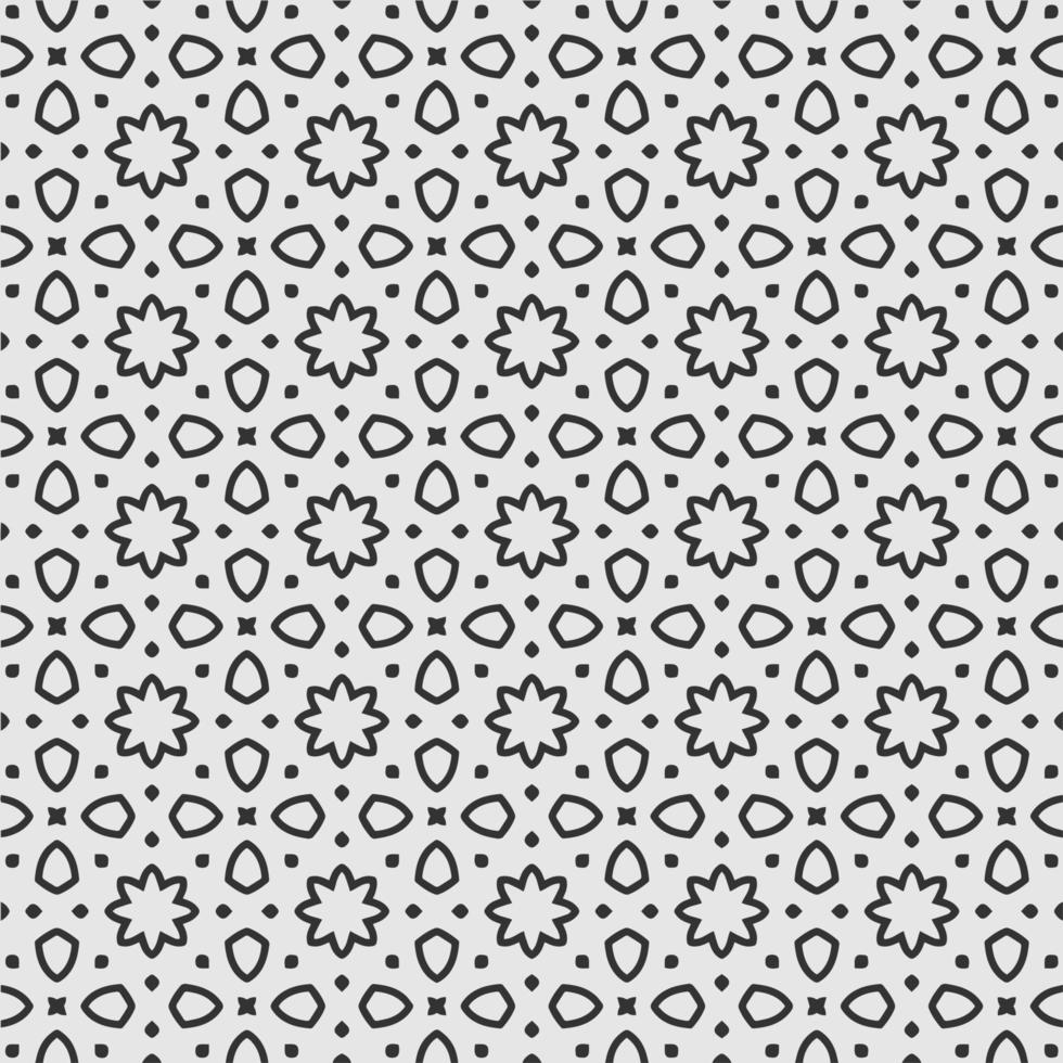 vector decorating geometric flower shapes and pattern design background