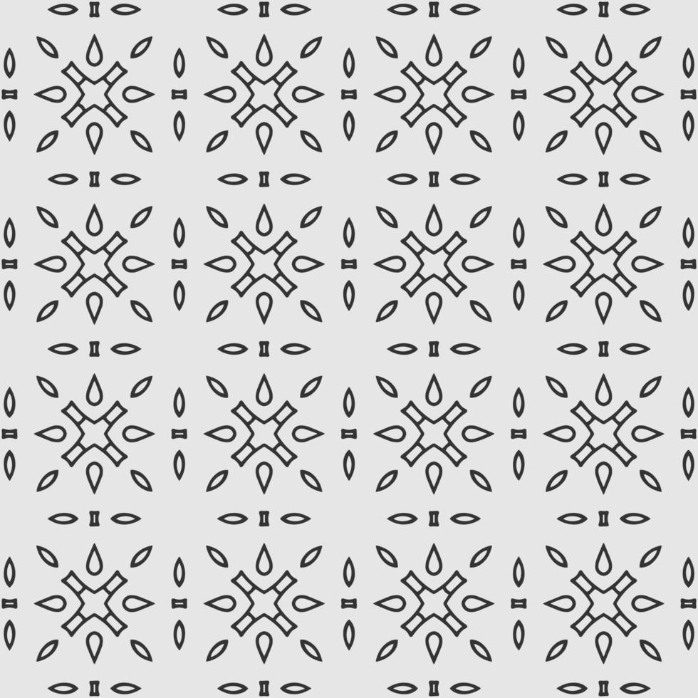 vector decorating geometric flower shapes and pattern design background