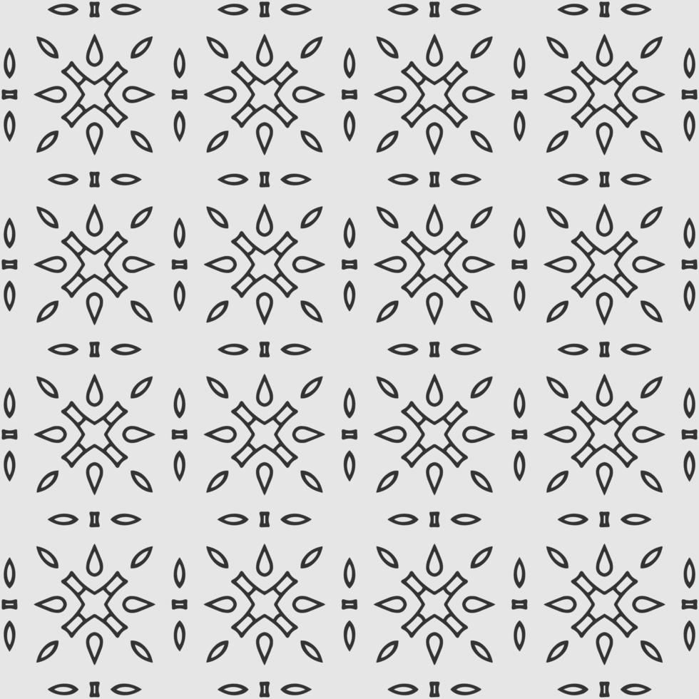 vector decorating geometric flower shapes and pattern design background