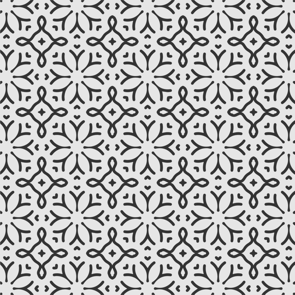 vector decorating geometric flower shapes and pattern design background