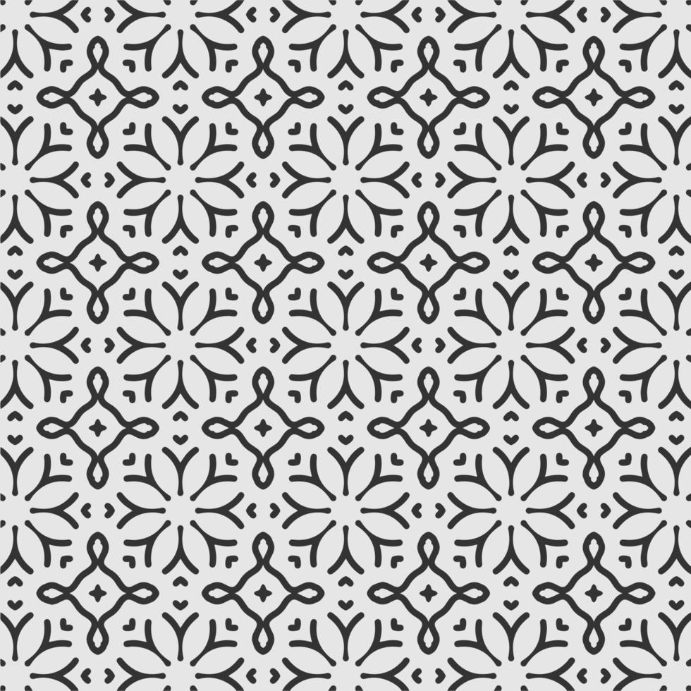 vector decorating geometric flower shapes and pattern design background