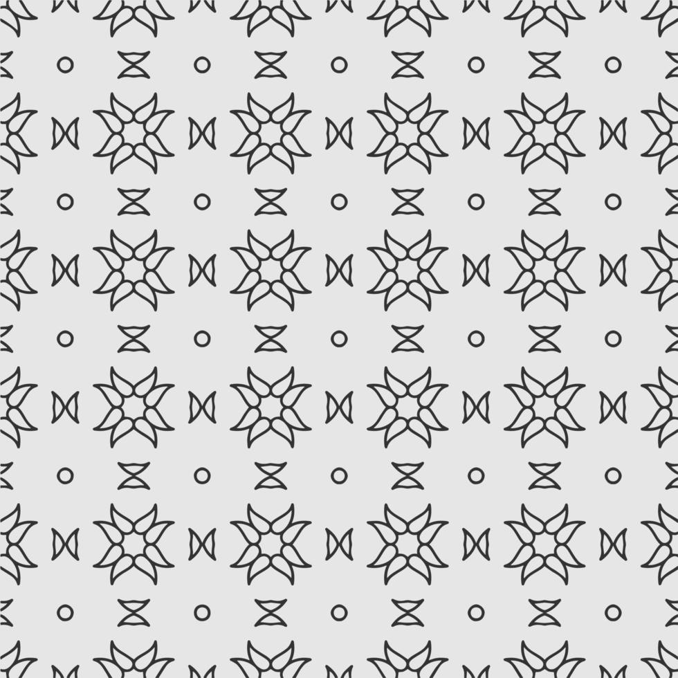 vector decorating geometric flower shapes and pattern design background