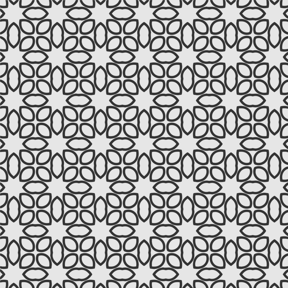 vector decorating geometric flower shapes and pattern design background