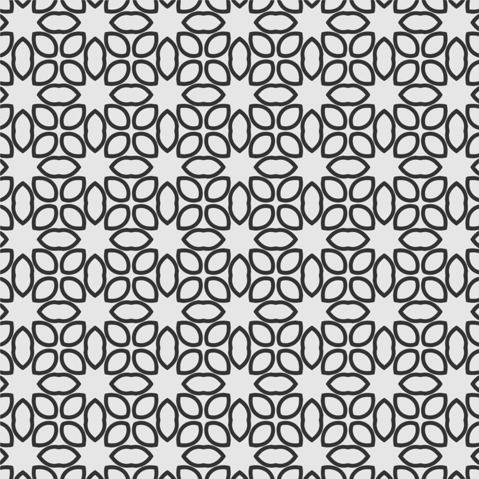 vector decorating geometric flower shapes and pattern design background