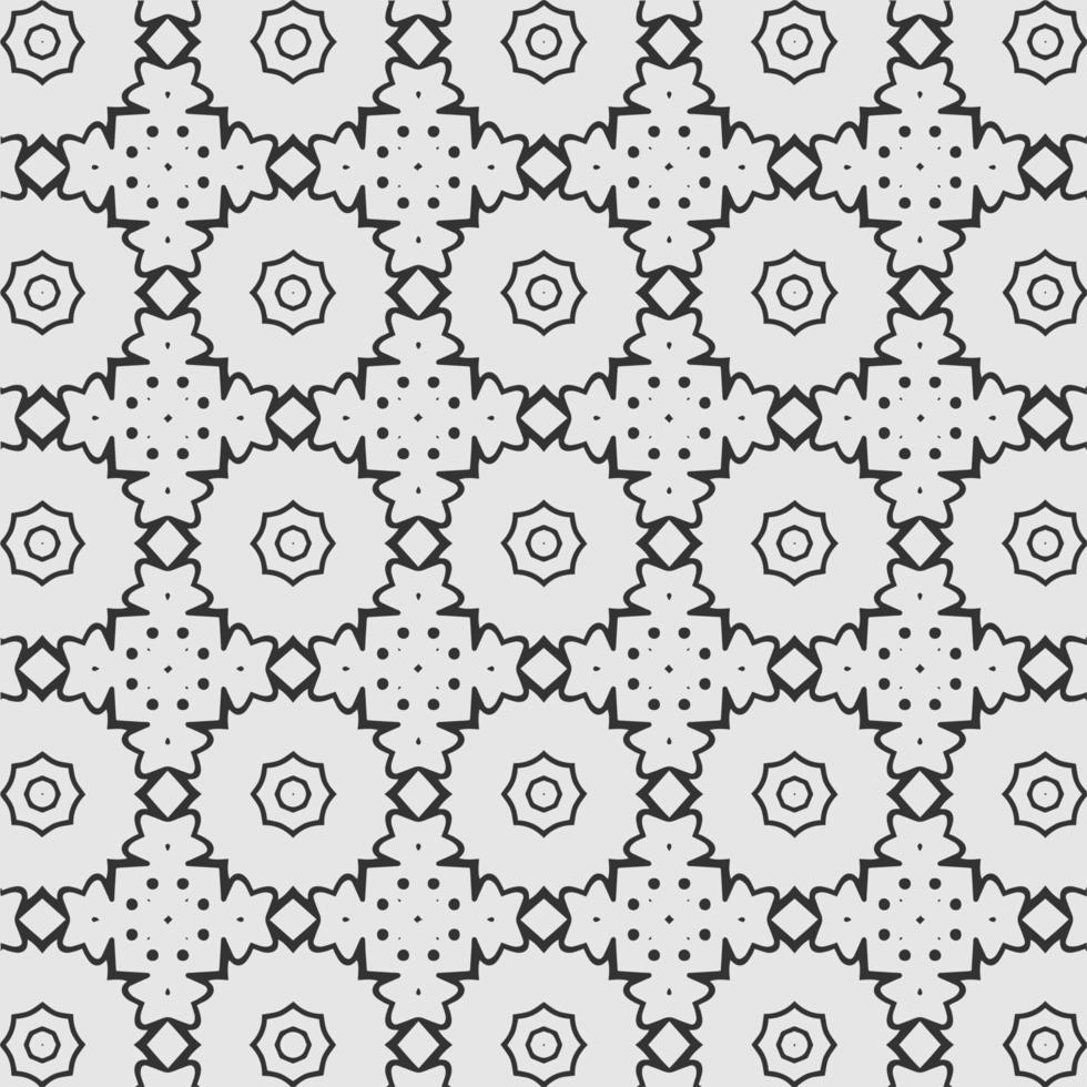 vector decorating geometric flower shapes and pattern design background