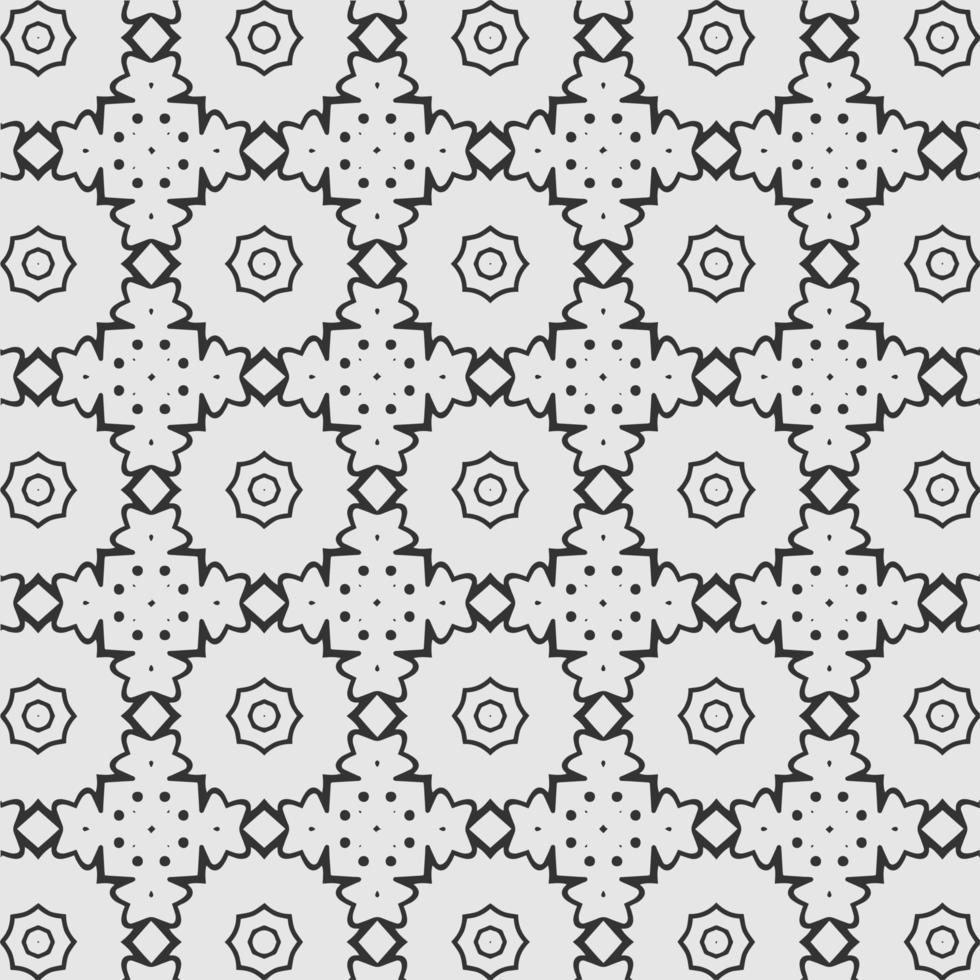 vector decorating geometric flower shapes and pattern design background