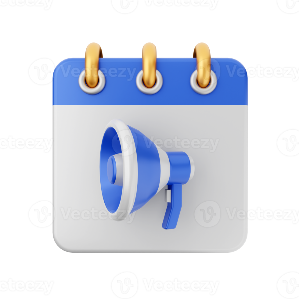 3d kalender evenement datum dag schema icoon illustratie png
