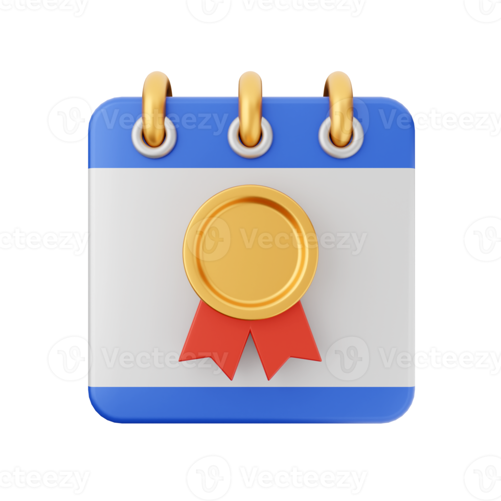 3d calendar icon illustration png