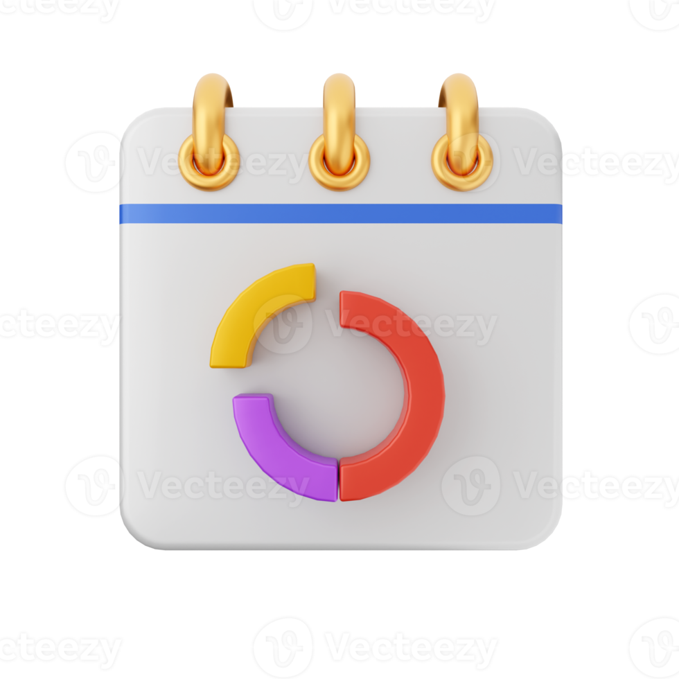 3d calendar icon illustration png