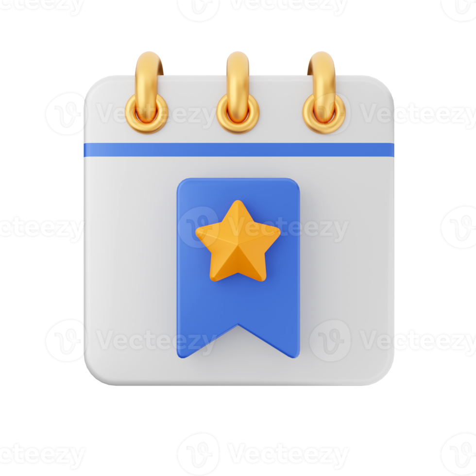 3d calendar icon illustration png