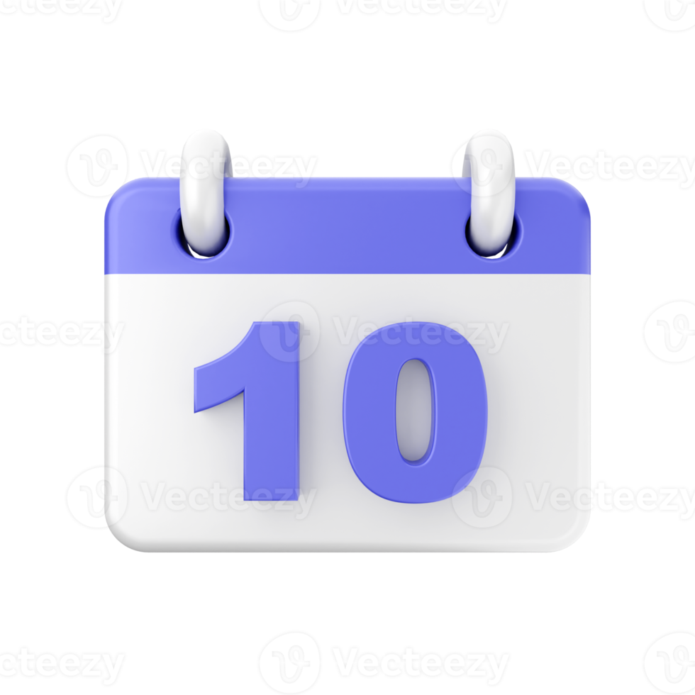 3d calendar icon illustration png