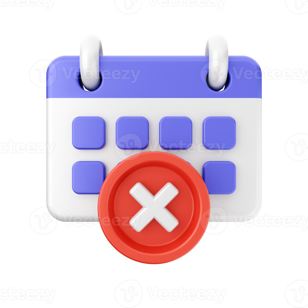 3d calendar icon illustration png