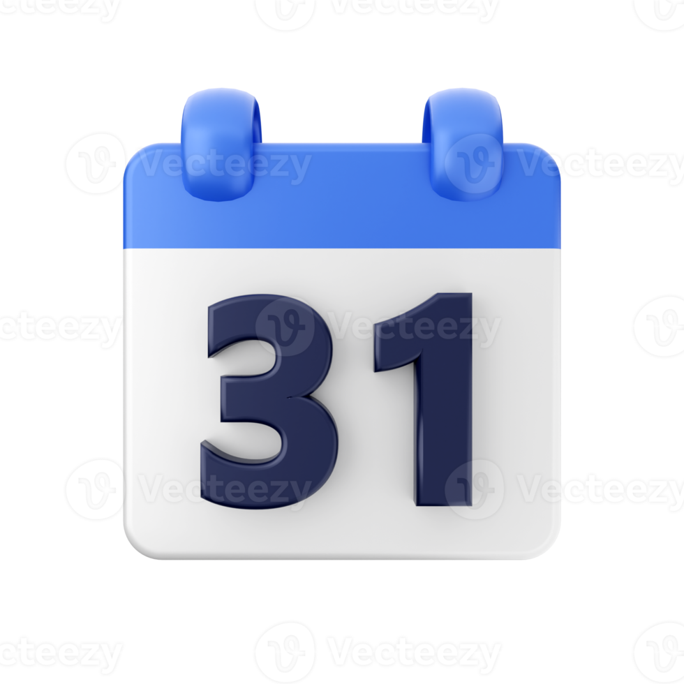 3d kalender datum dag schema evenement icoon illustratie png