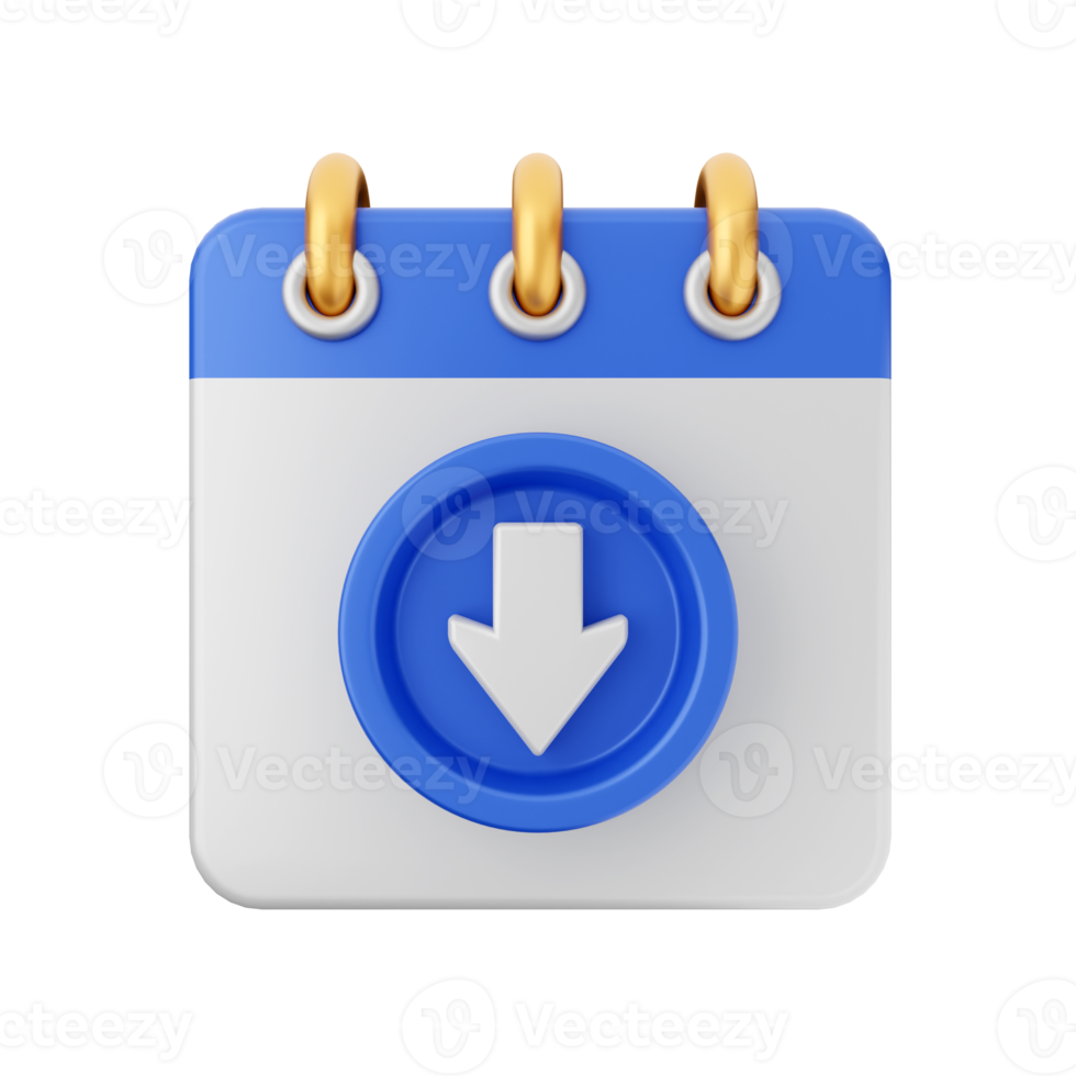 3d calendar event date day schedule icon illustration png