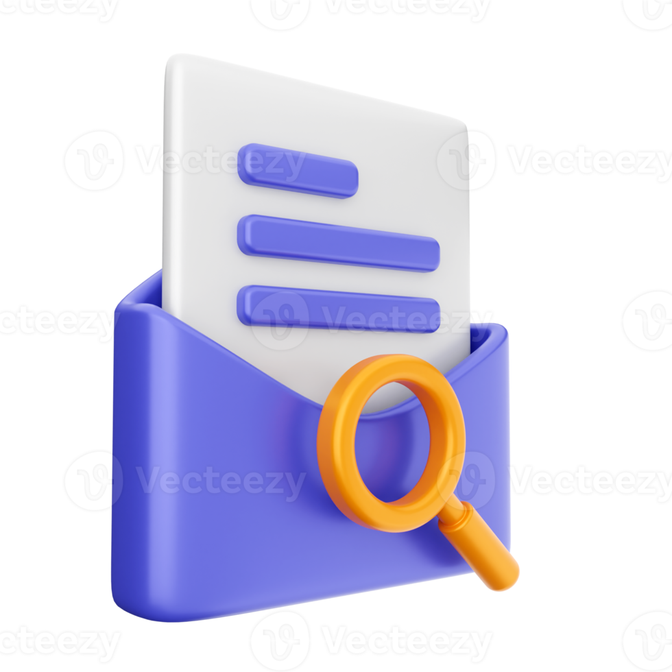 3d email mail message envelope png