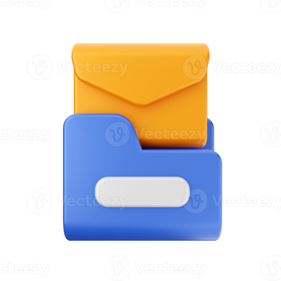 3d mail email message envelope png