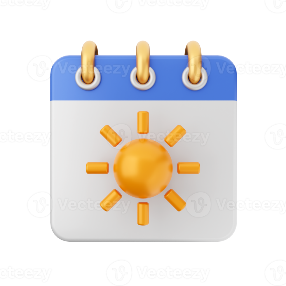 3d kalender evenement datum dag schema icoon illustratie png