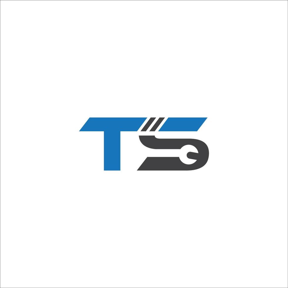 Letter TS servicing Logo vector