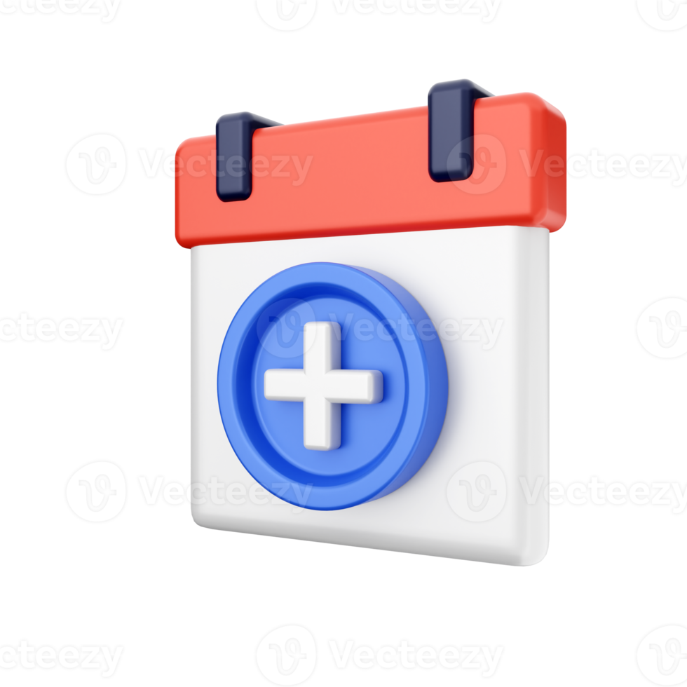 3d calendar icon illustration png