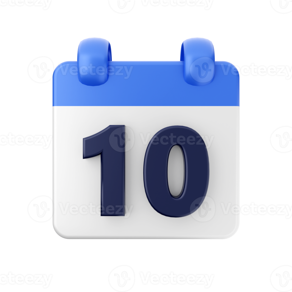 3d calendar date day schedule event icon illustration png