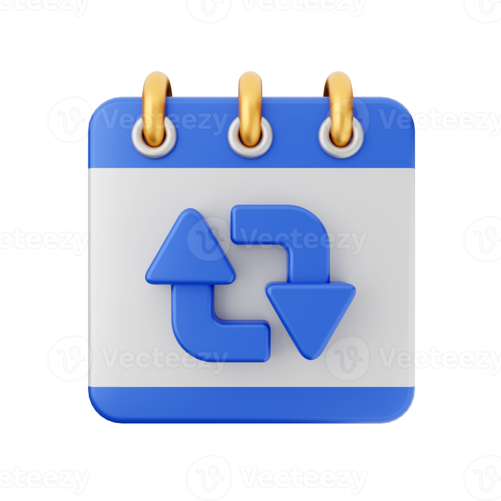 3d calendar icon illustration png