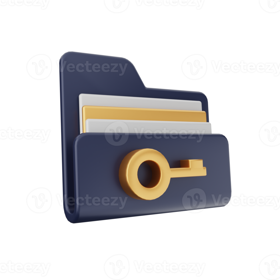 3d folder icon png