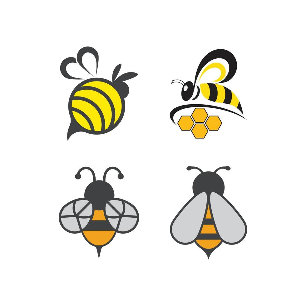 Bee Logo Template vector