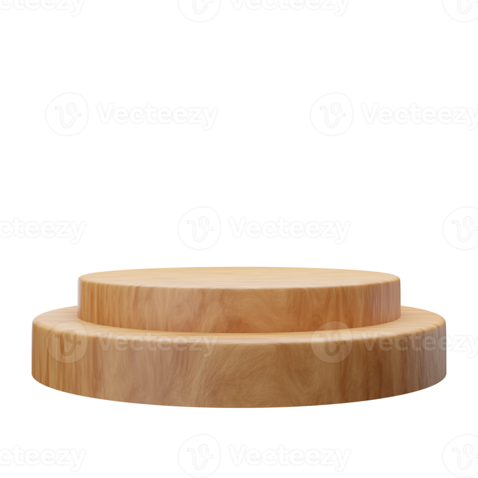 Cylinder Wood  Podium stand product showcases. cosmetic products png