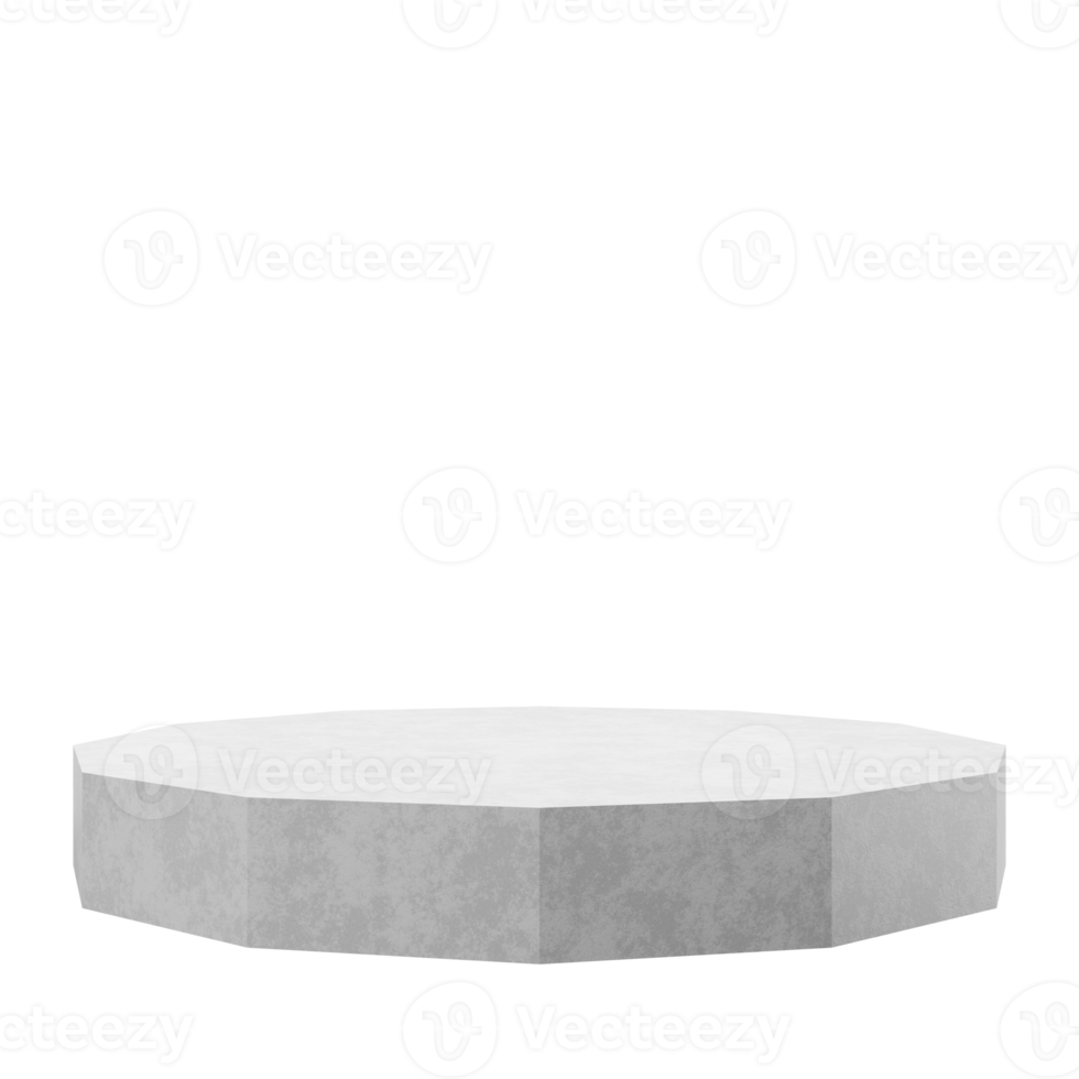 Hexagon Concrete Podium stand product showcases. cosmetic products png