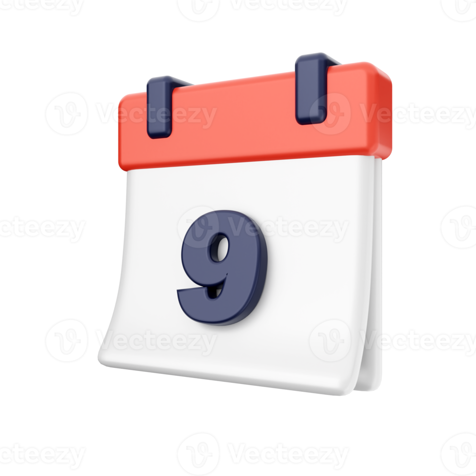 3d Calendar Icon Illustration 22362365 PNG 3d-calendar-icon-illustration-22362365-png