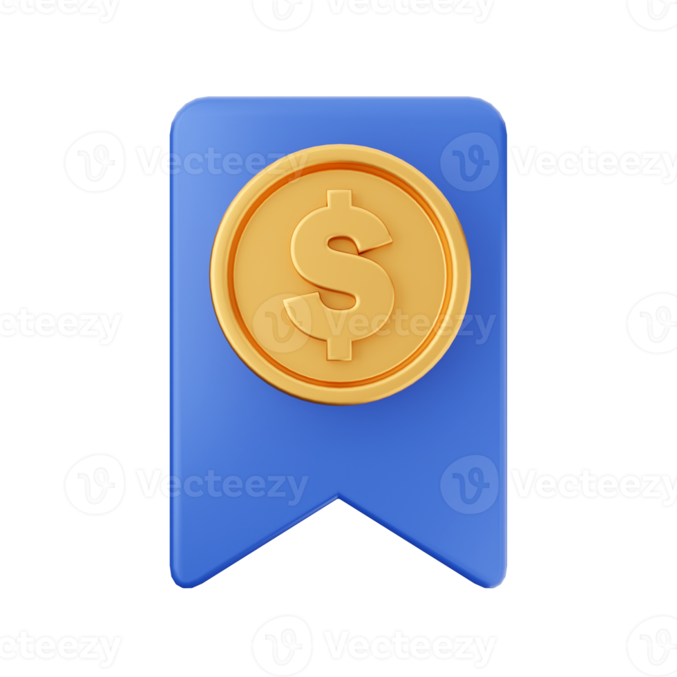 3d money coin dollar icon illustration png