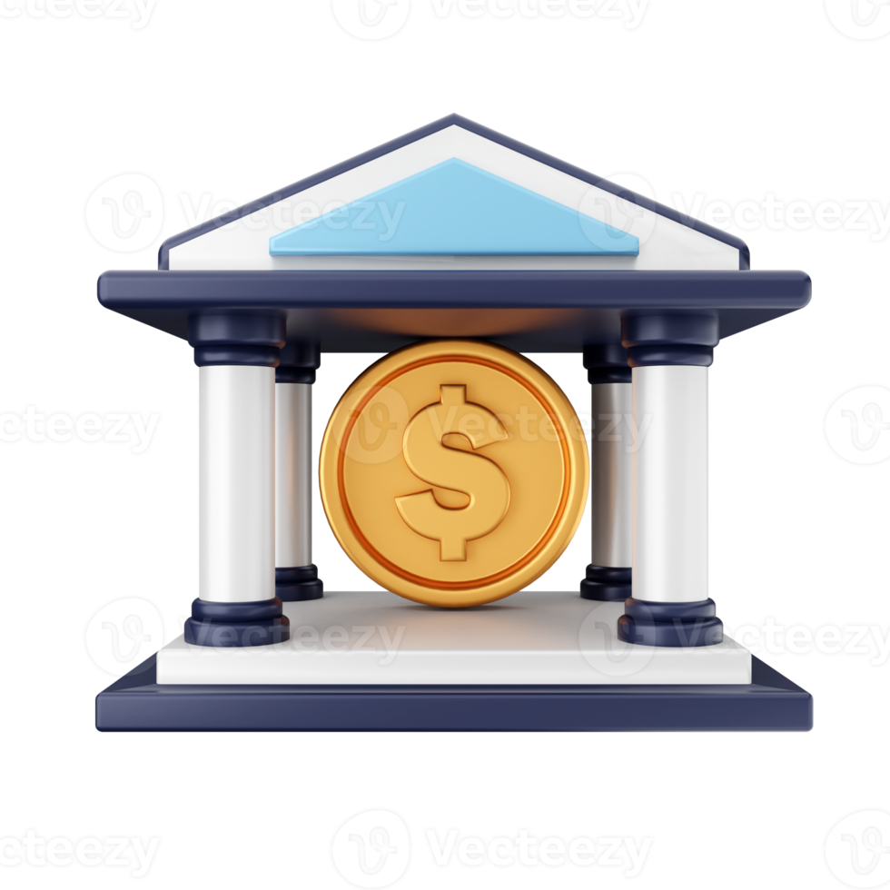 3d money coin dollar icon illustration png