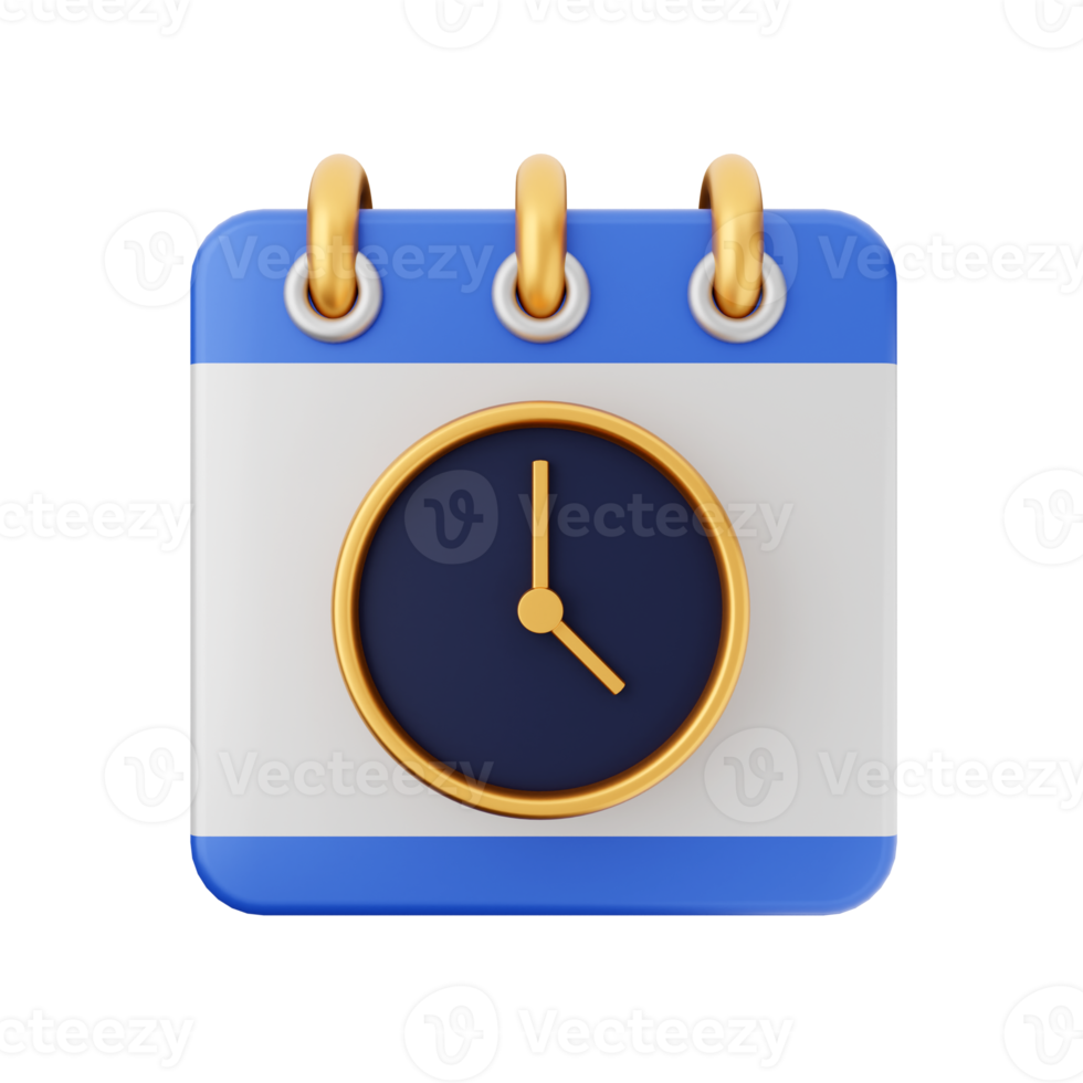 3d calendar icon illustration png