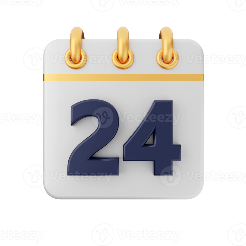 3d calendar icon illustration render png