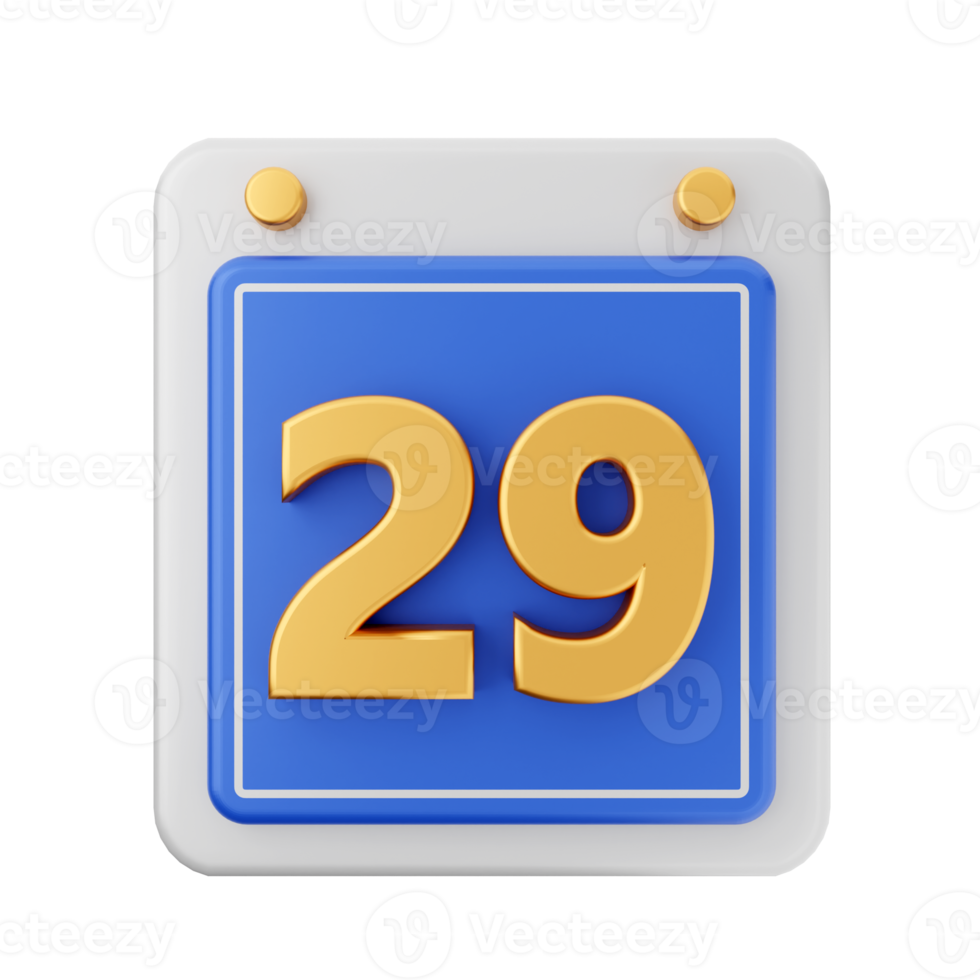 3d calendar icon illustration png