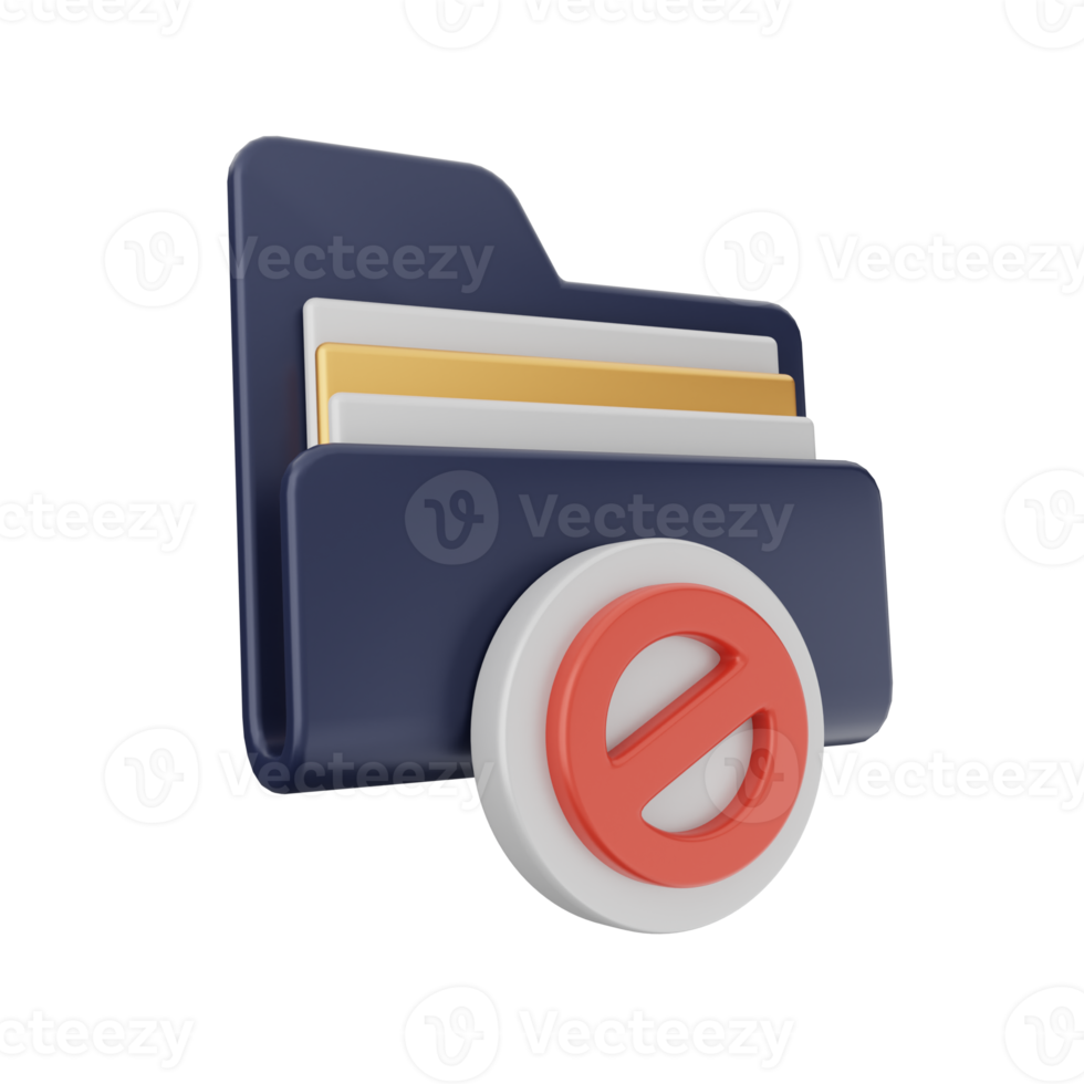 3d folder icon png