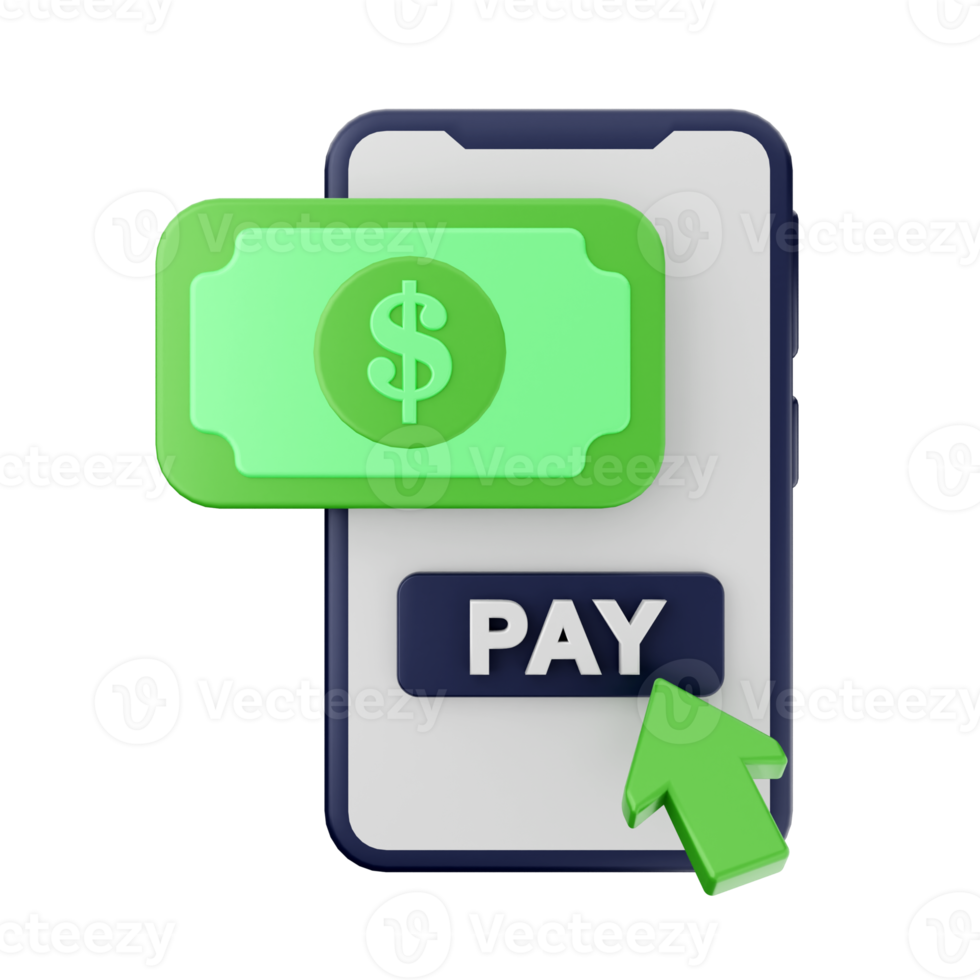 3d payment money dollar credit card png