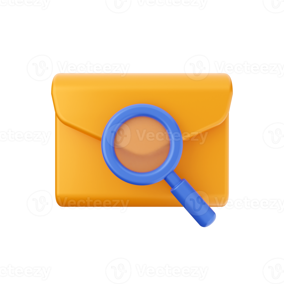 3d mail email message envelope png