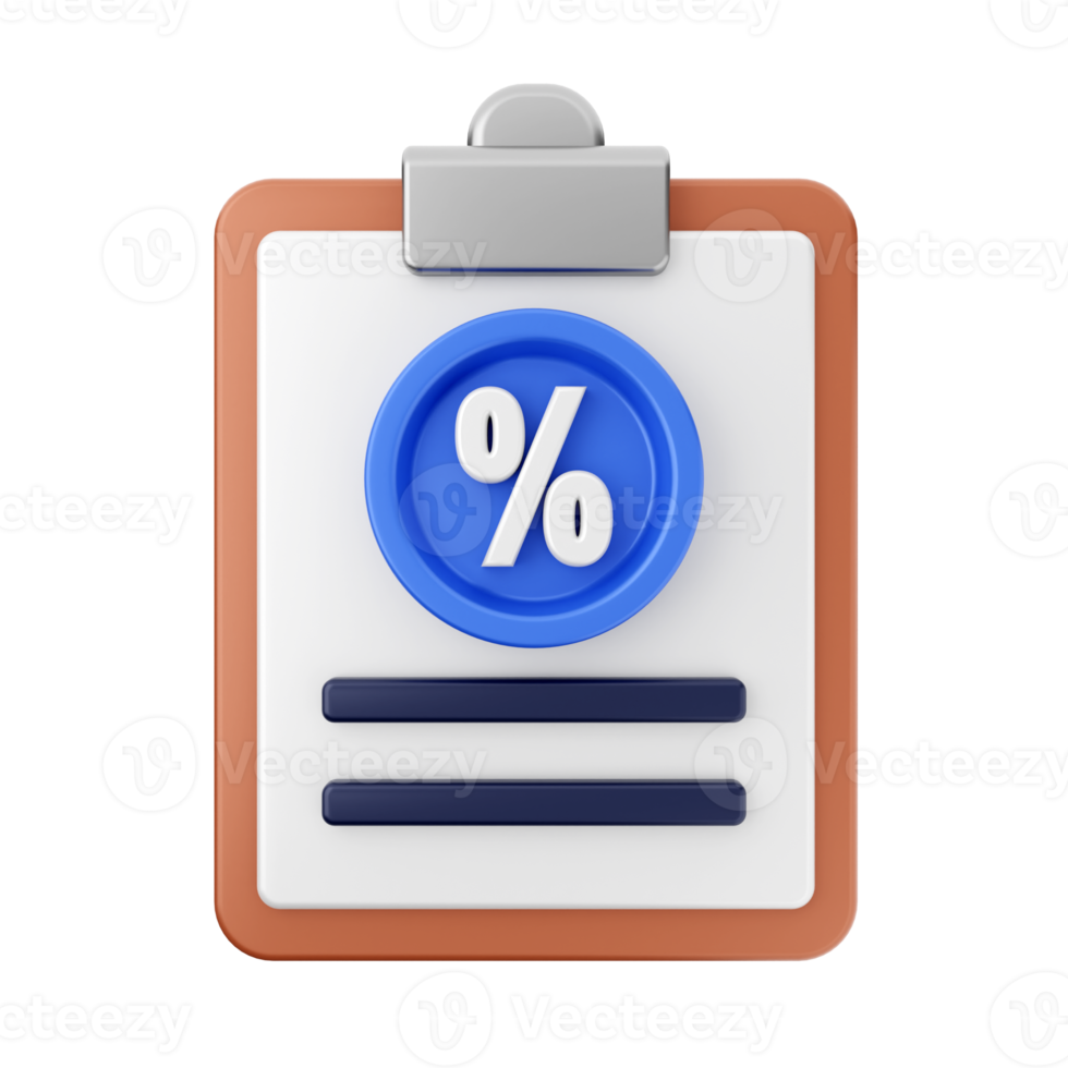 3d file report icon illustration png
