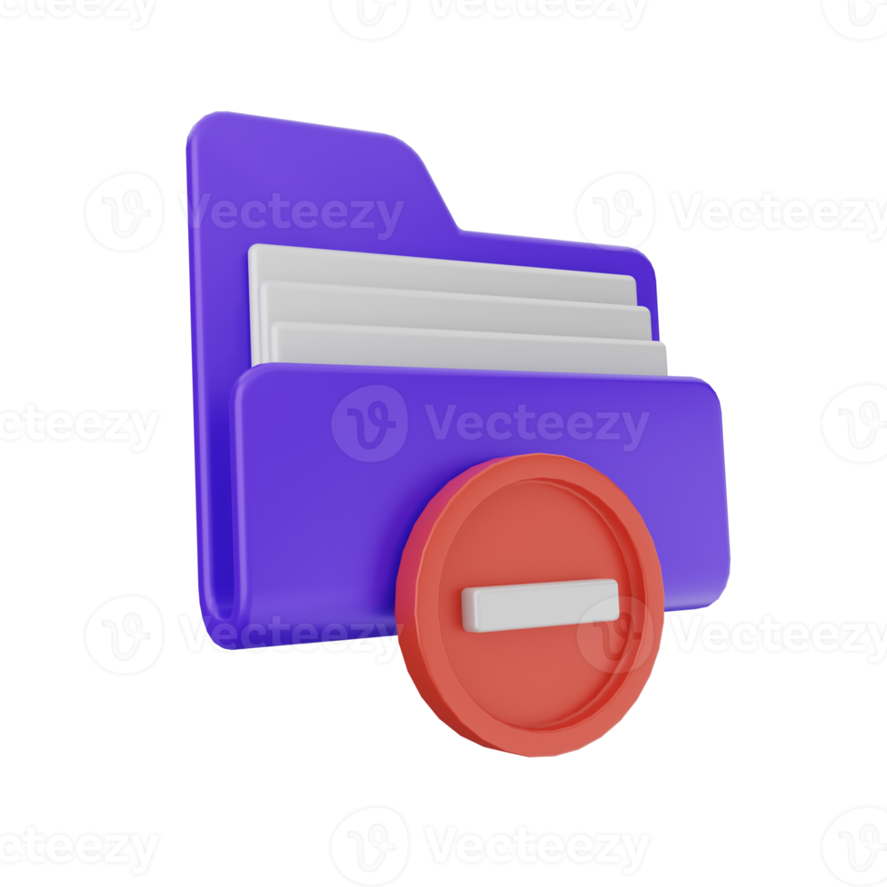 3d folder icon png