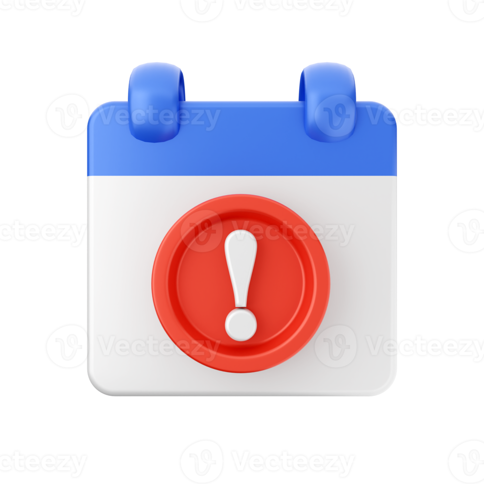 3d calendar date day schedule event icon illustration png