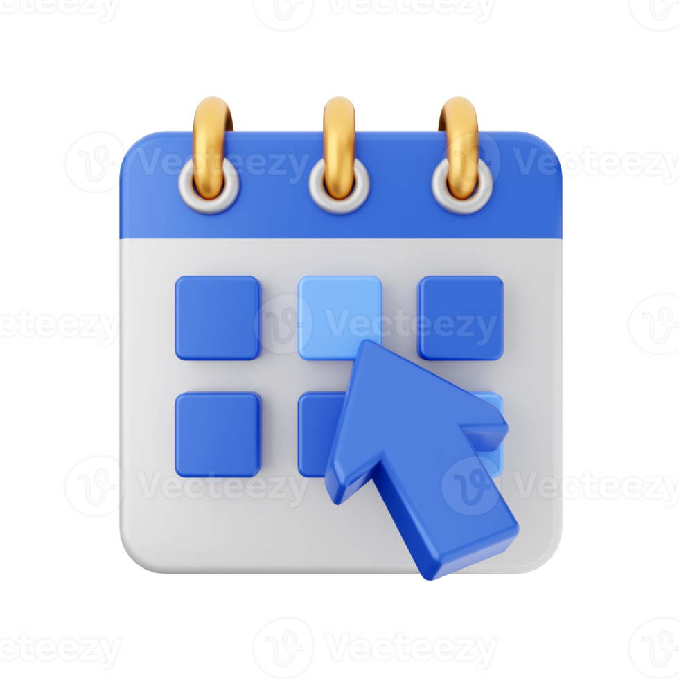 3d calendar event date day schedule icon illustration png