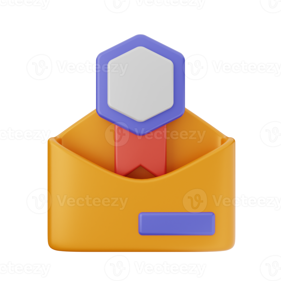 3d email mail envelope icon illustration png