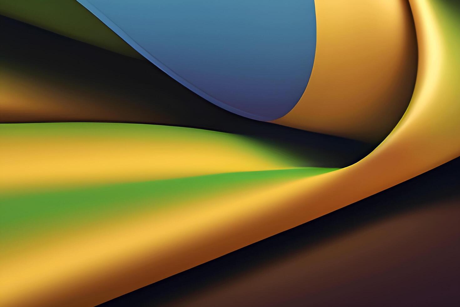 Colorful 3d illustration, created by technology photo